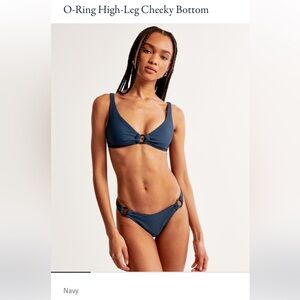 Elegant Blue Women's Bikini bottoms